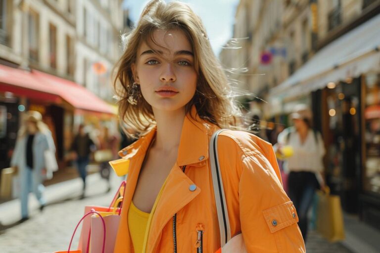 Client heureux découvrant des offres exclusives pendant une séance de shopping à Rennes